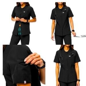 NWT Figs Mena FREEx™ Top LIMITED EDITION STYLE FREEX™ vs Yola Yoga Freex Pant M